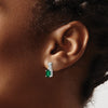 Gemstone and Diamond Earrings
