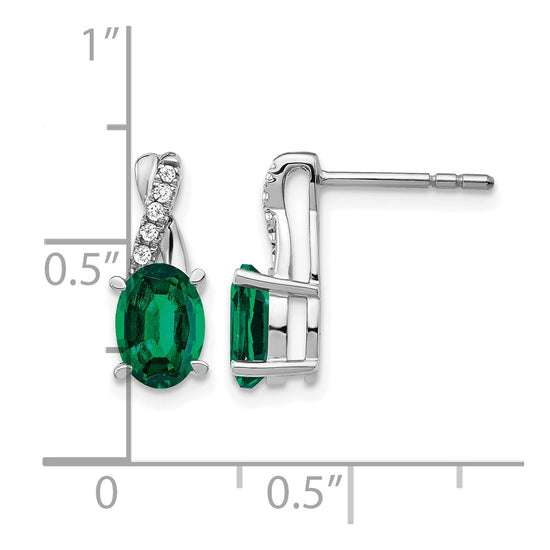 Gemstone and Diamond Earrings