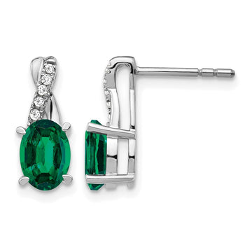 Gemstone and Diamond Earrings