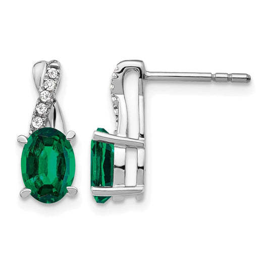 Gemstone and Diamond Earrings