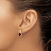 Gemstone and Diamond Earrings