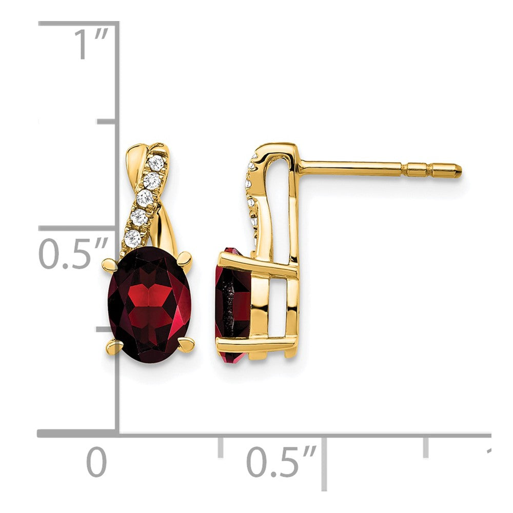 Gemstone and Diamond Earrings