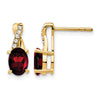 Gemstone and Diamond Earrings