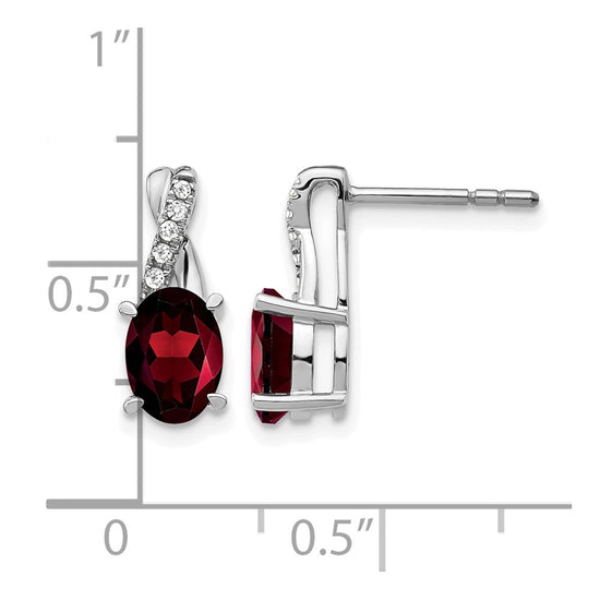 Gemstone and Diamond Earrings