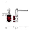 Gemstone and Diamond Earrings