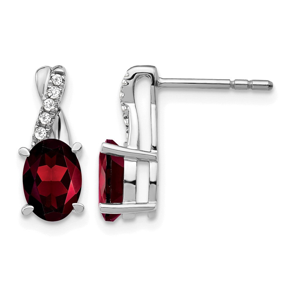 Gemstone and Diamond Earrings