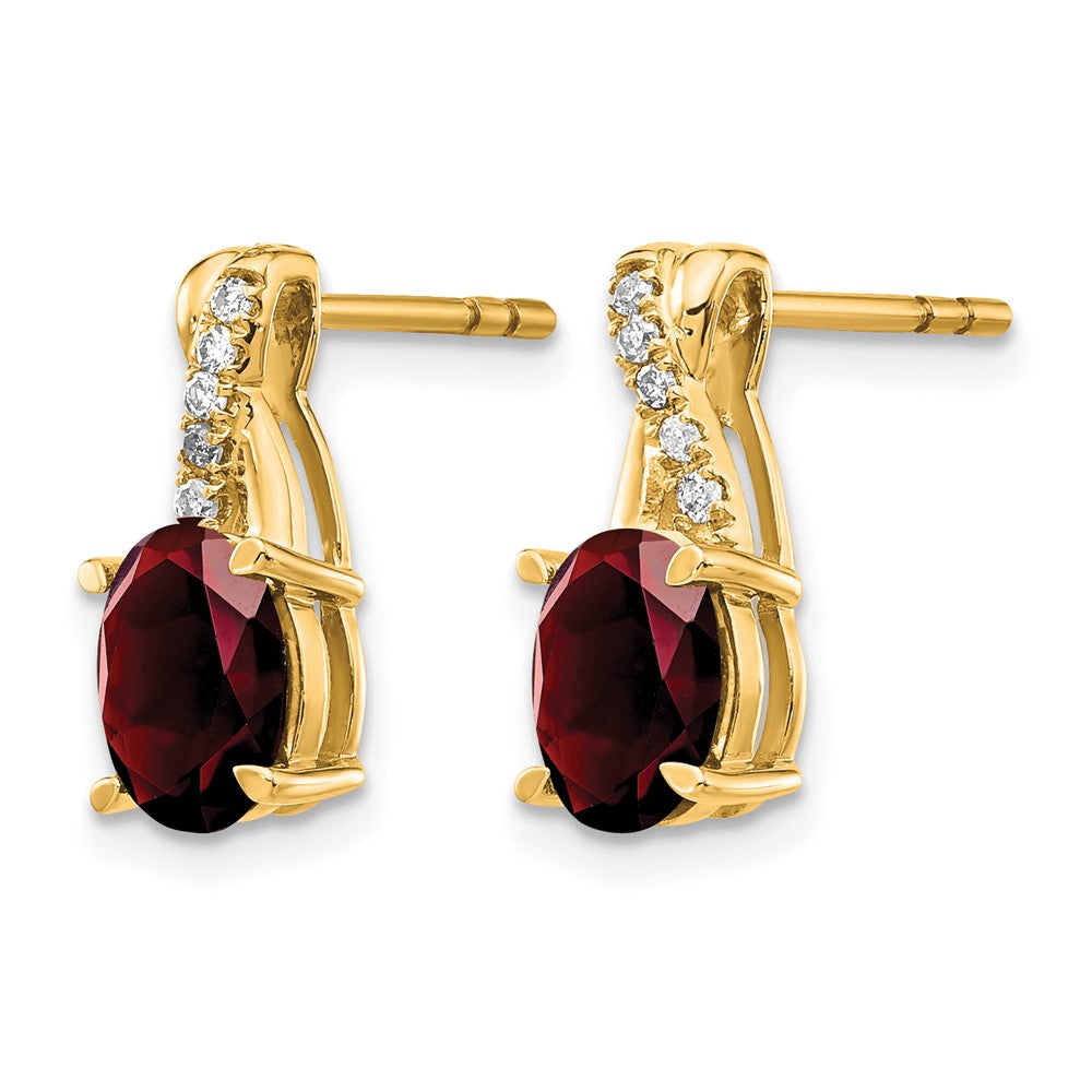 Gemstone and Diamond Earrings