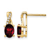 Gemstone and Diamond Earrings