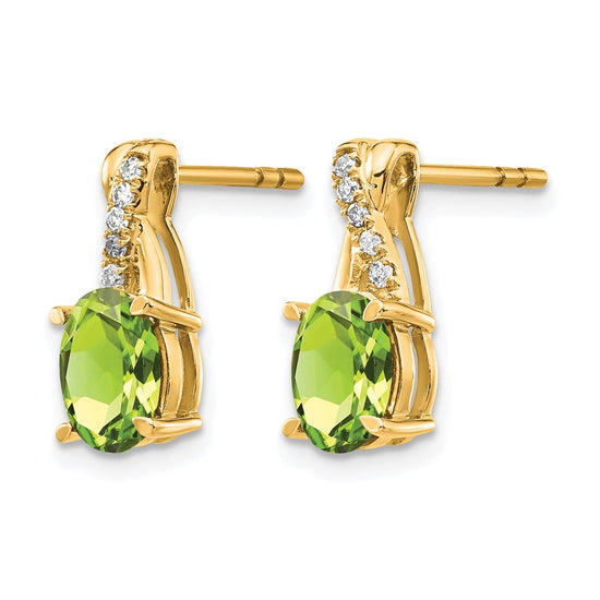 Gemstone and Diamond Earrings