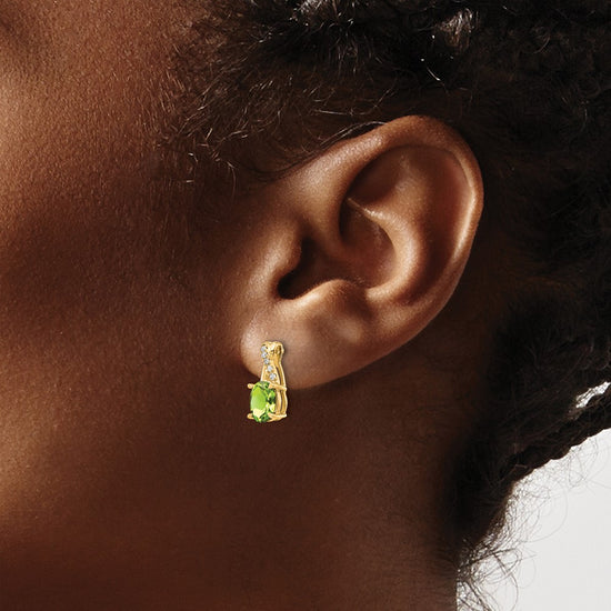 Gemstone and Diamond Earrings