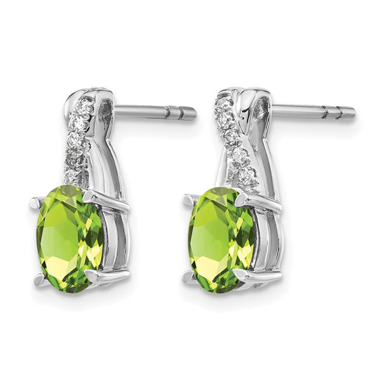 Gemstone and Diamond Earrings