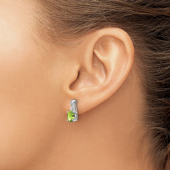 Gemstone and Diamond Earrings