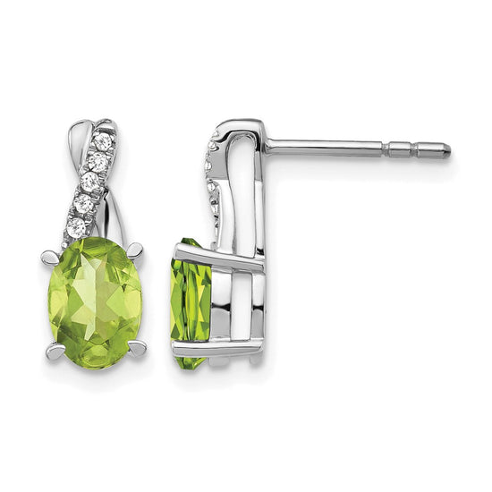 Gemstone and Diamond Earrings