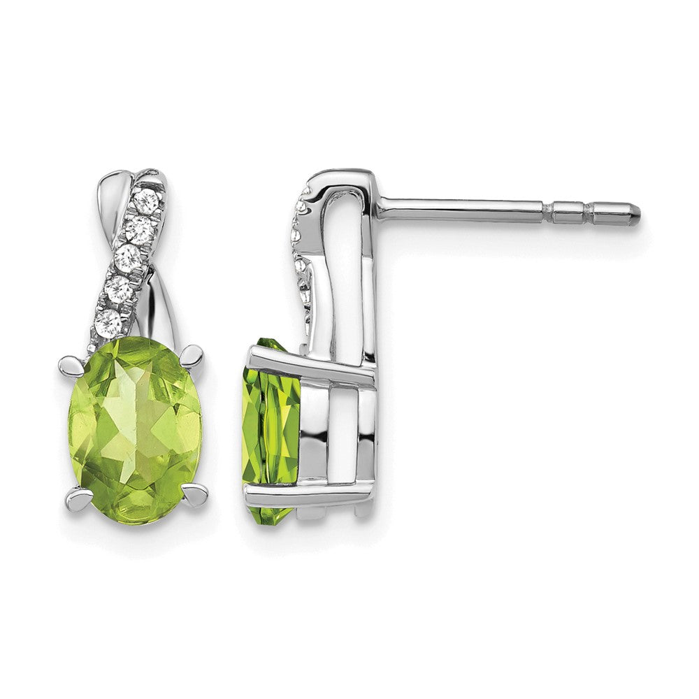 Gemstone and Diamond Earrings