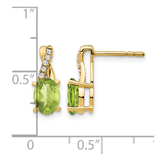 Gemstone and Diamond Earrings