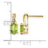 Gemstone and Diamond Earrings