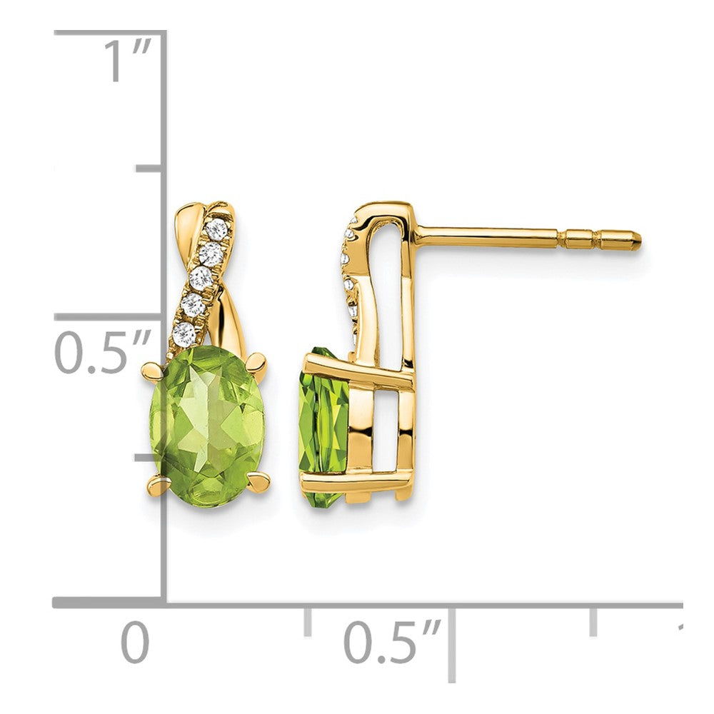 Gemstone and Diamond Earrings