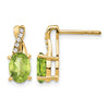 Gemstone and Diamond Earrings