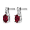 Gemstone and Diamond Earrings