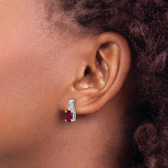 Gemstone and Diamond Earrings