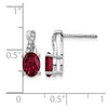 Gemstone and Diamond Earrings