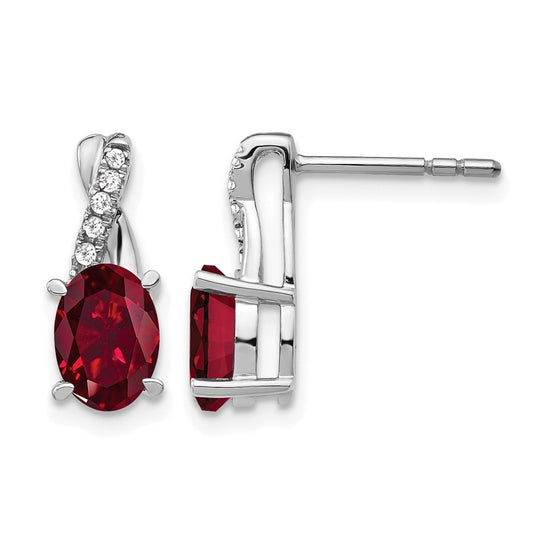 Gemstone and Diamond Earrings