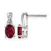 Gemstone and Diamond Earrings