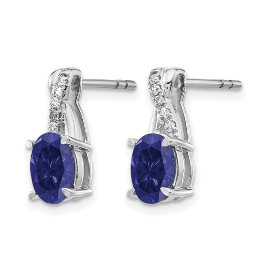 Gemstone and Diamond Earrings