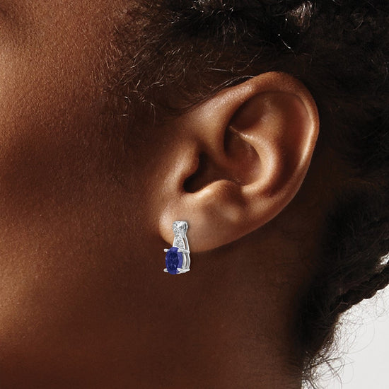 Gemstone and Diamond Earrings