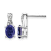 Gemstone and Diamond Earrings