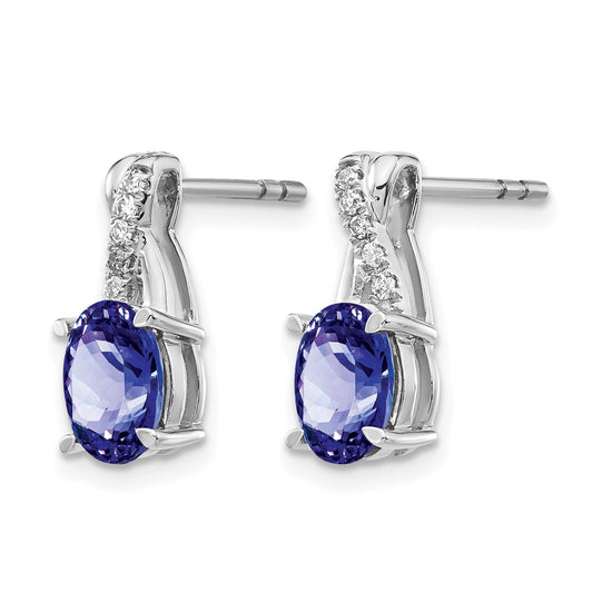 Gemstone and Diamond Earrings