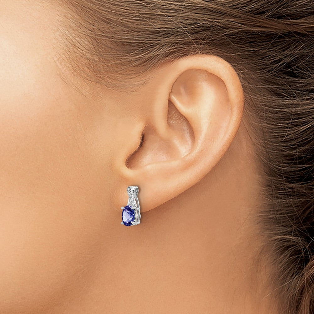 Gemstone and Diamond Earrings