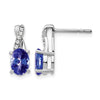 Gemstone and Diamond Earrings