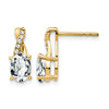 Gemstone and Diamond Earrings