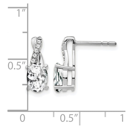 Gemstone and Diamond Earrings