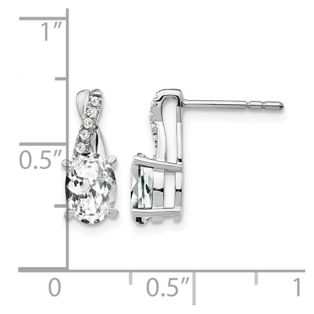 Gemstone and Diamond Earrings