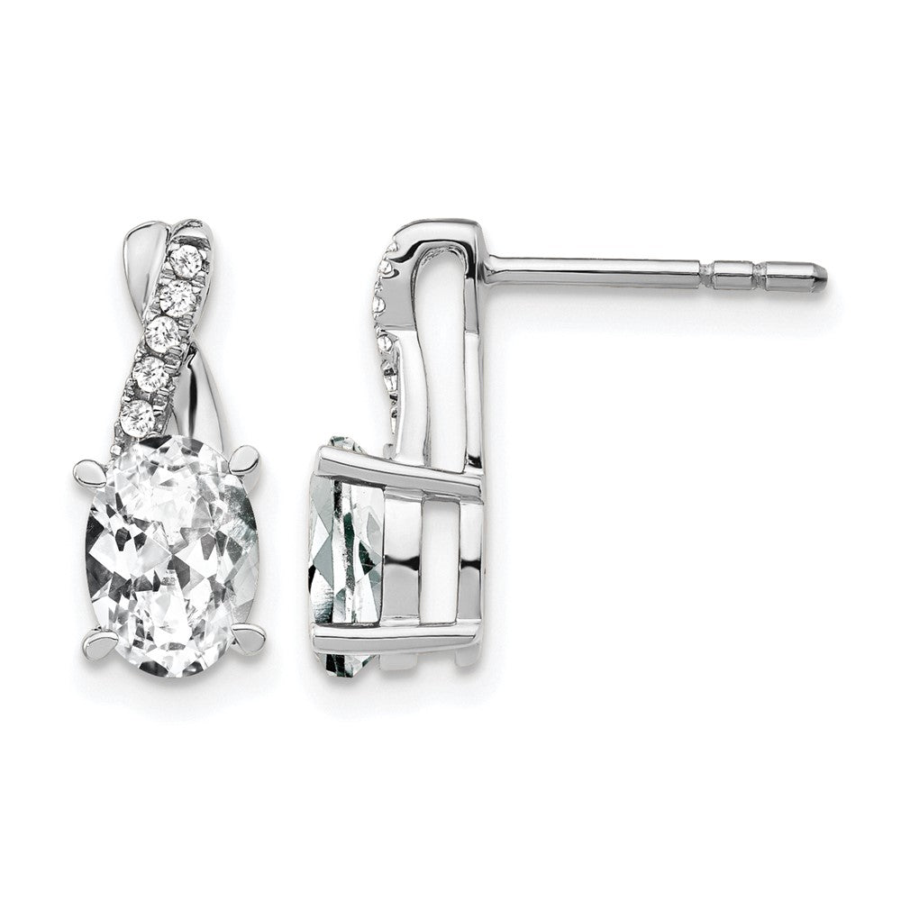 Gemstone and Diamond Earrings