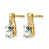 Gemstone and Diamond Earrings