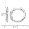 Diamond Hinged Hoop Earrings