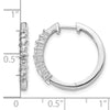 Diamond Hinged Hoop Earrings