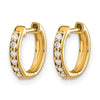 Diamond Hinged Hoop Earrings