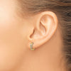 Diamond Hinged Hoop Earrings