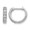 Diamond Hinged Hoop Earrings
