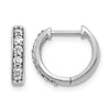 Diamond Hinged Hoop Earrings