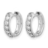 Diamond Hinged Hoop Earrings