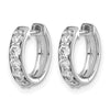 Diamond Hinged Hoop Earrings