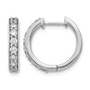 Diamond Hinged Hoop Earrings