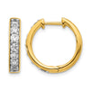 Diamond Hinged Hoop Earrings
