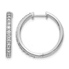 Diamond Hinged Hoop Earrings