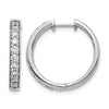 Diamond Hinged Hoop Earrings